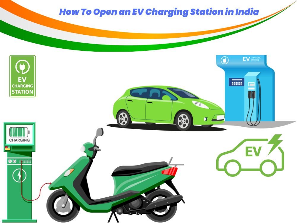 how to open an EV charging station in India